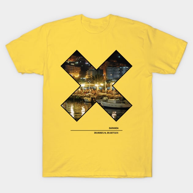 Saranda City T-Shirt by HustlemePite